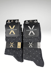 X-Sole 1013 Classic Mönster Greyline 5-pack NYHET!