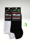 5545 Millers 200-nåls seamless Sneaker utan tåsöm, Bambu 3-pack NYTT PRIS