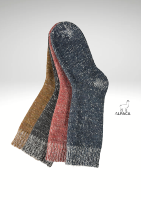 2056 Zokks  Kraftig Polarsocka Alpacka Ull 1-pack, Flera färger! Comming soon OBS Förbeställning