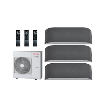 Toshiba Multisplit med Haori innedelar WiFi komplett installation inkl. ROT-avdrag