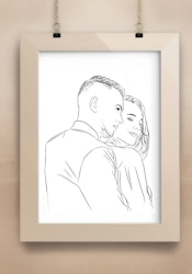 Personligt porträtt, Line Art