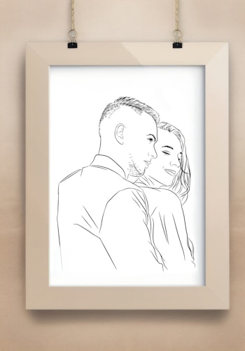 Personligt porträtt, Line Art