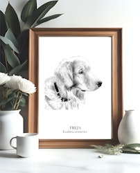 Poster Skiss Porträtt