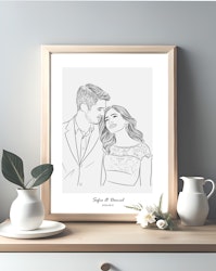 Personlig poster, Line Art