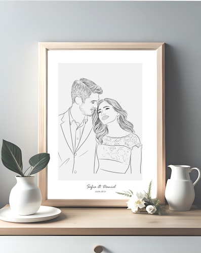 Personlig poster, Line Art