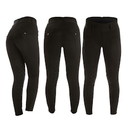 Horse Life Breggings high knee grip SVART