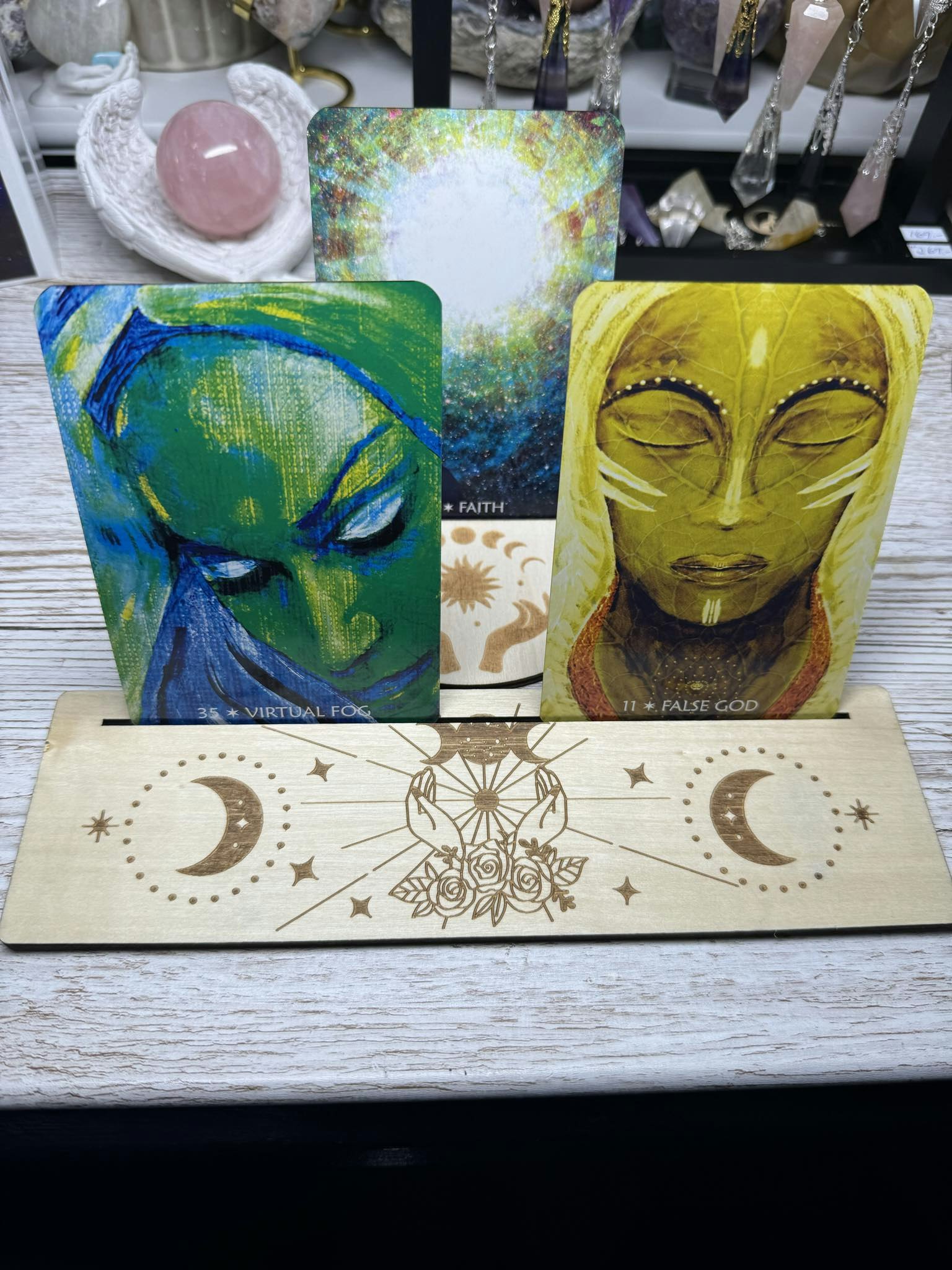 Tarotställ vit