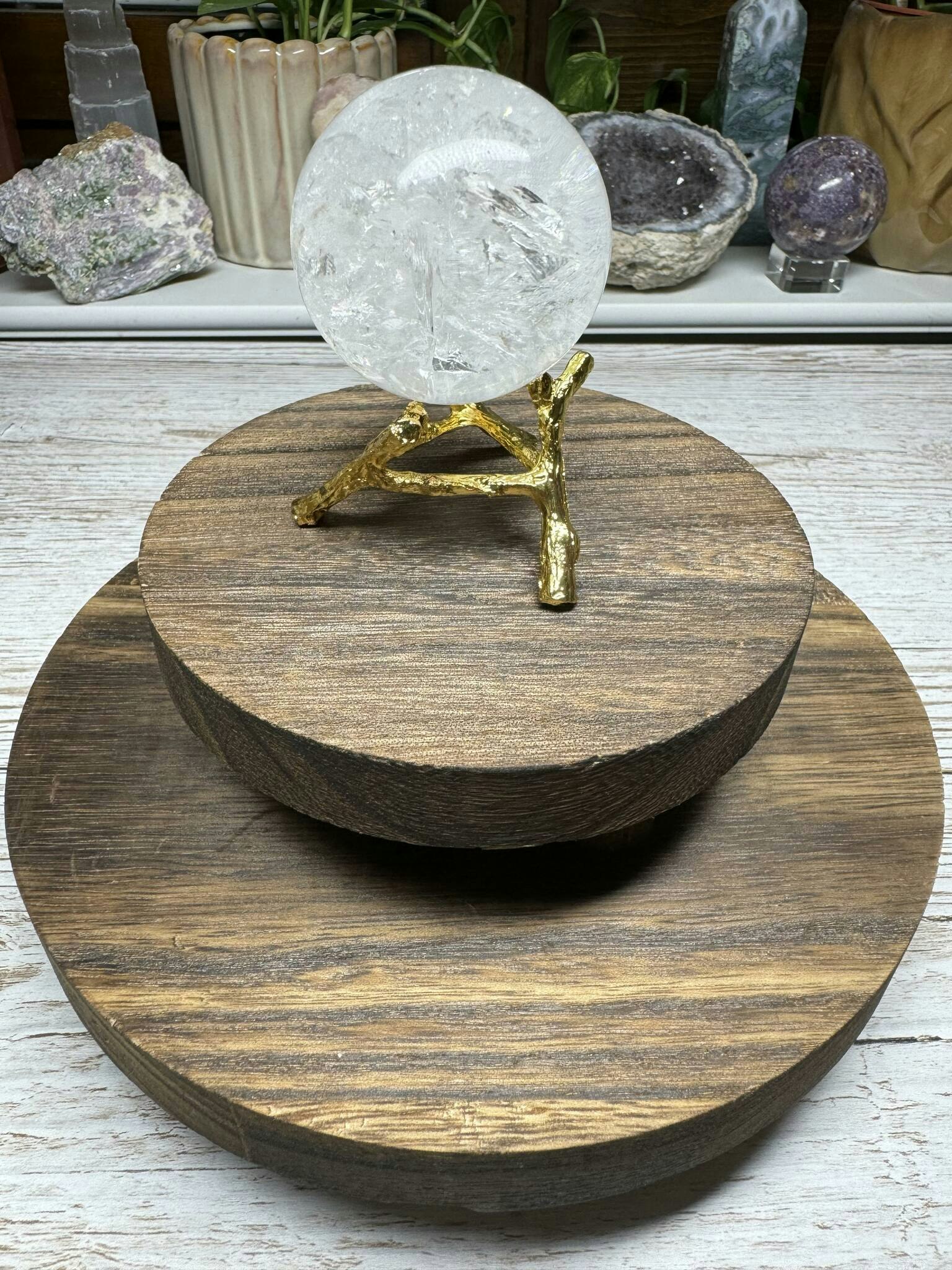 Klotställ grenar (guld)