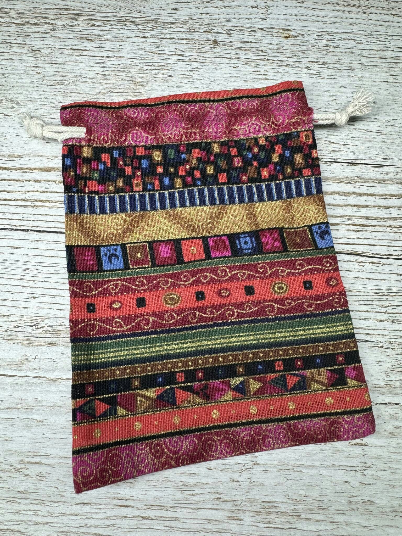 Tarotpåse mönstrad (röd)