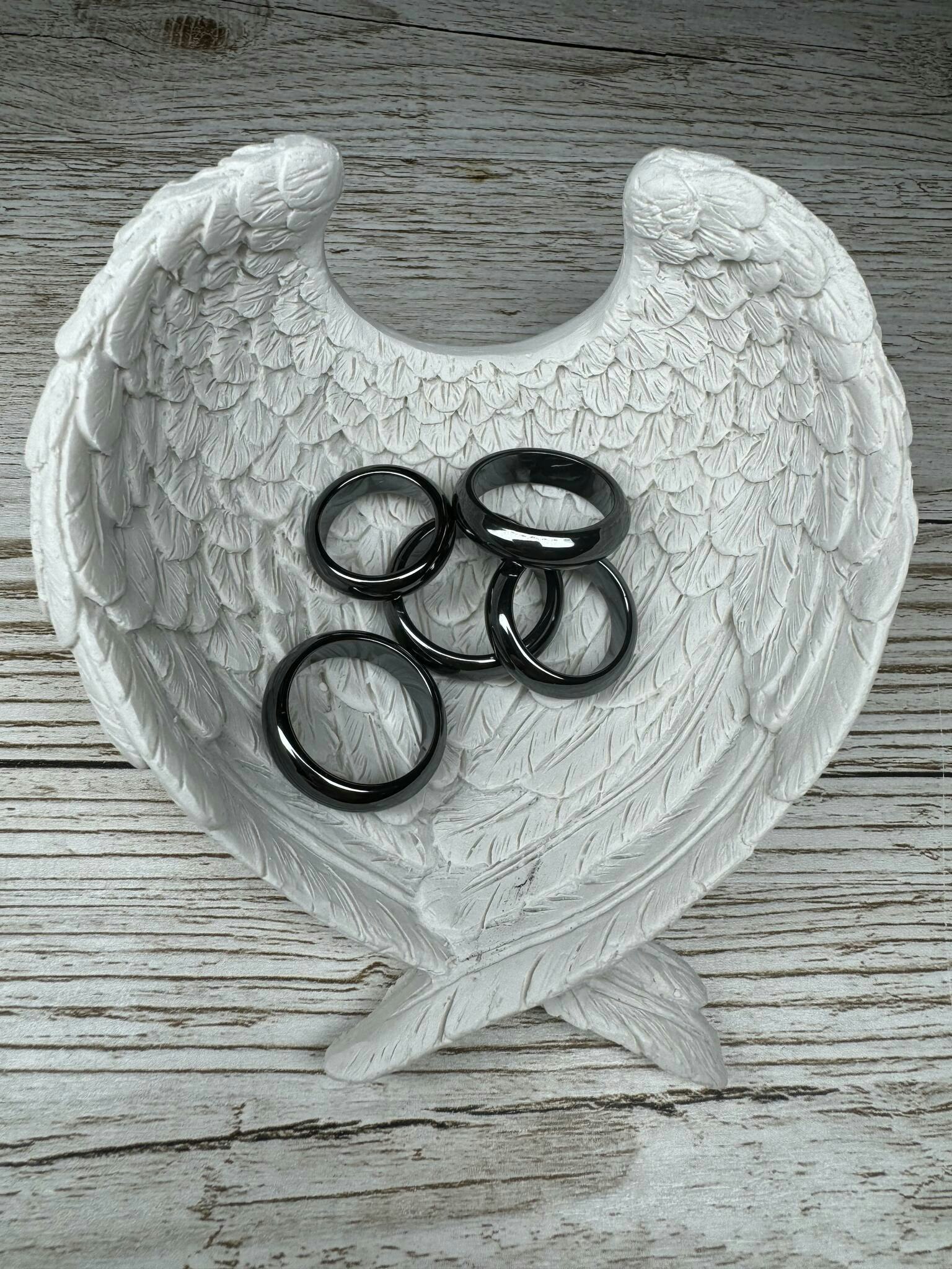 Hematit ring (runda)
