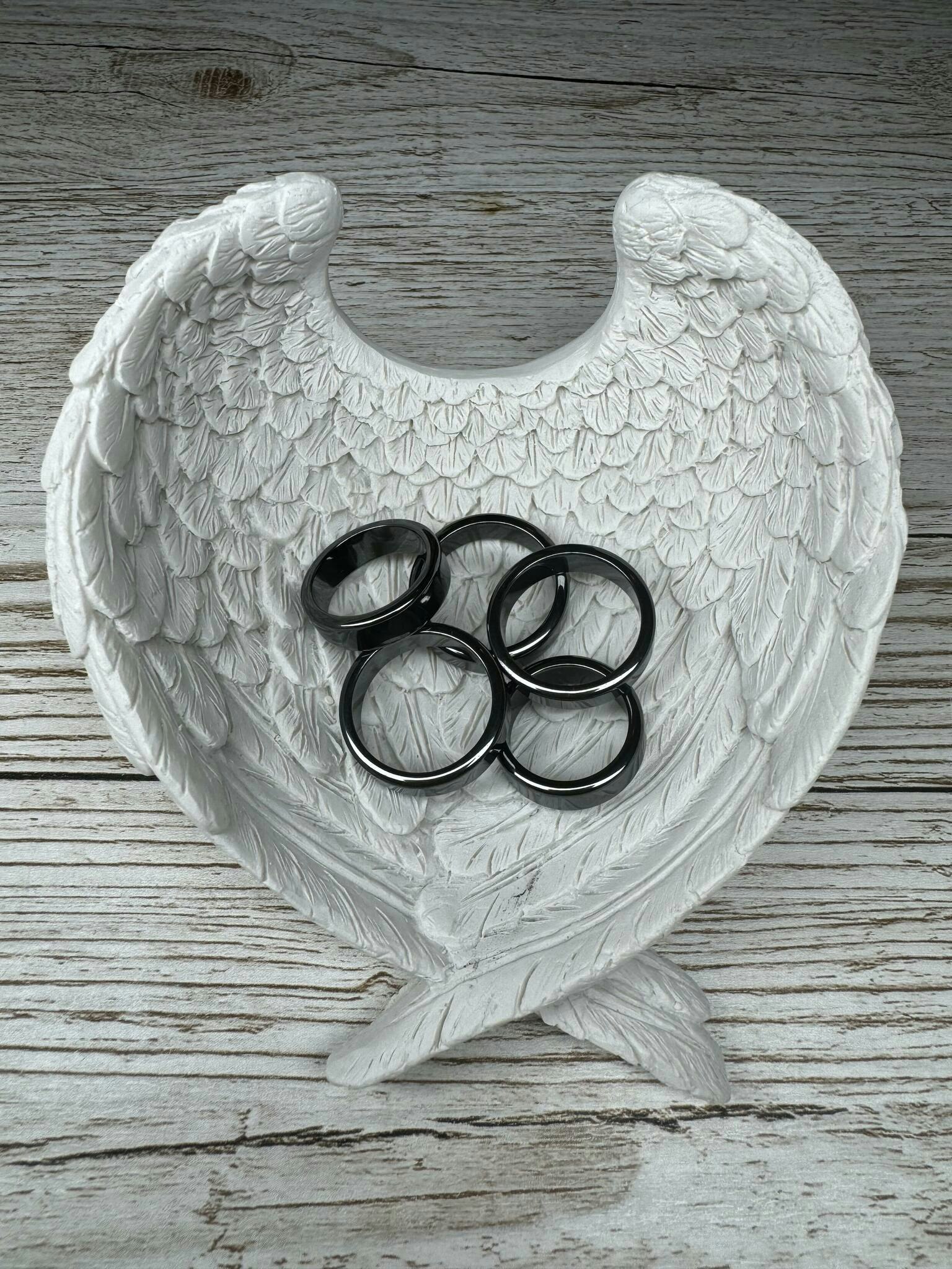 Hematit ring (kantig)