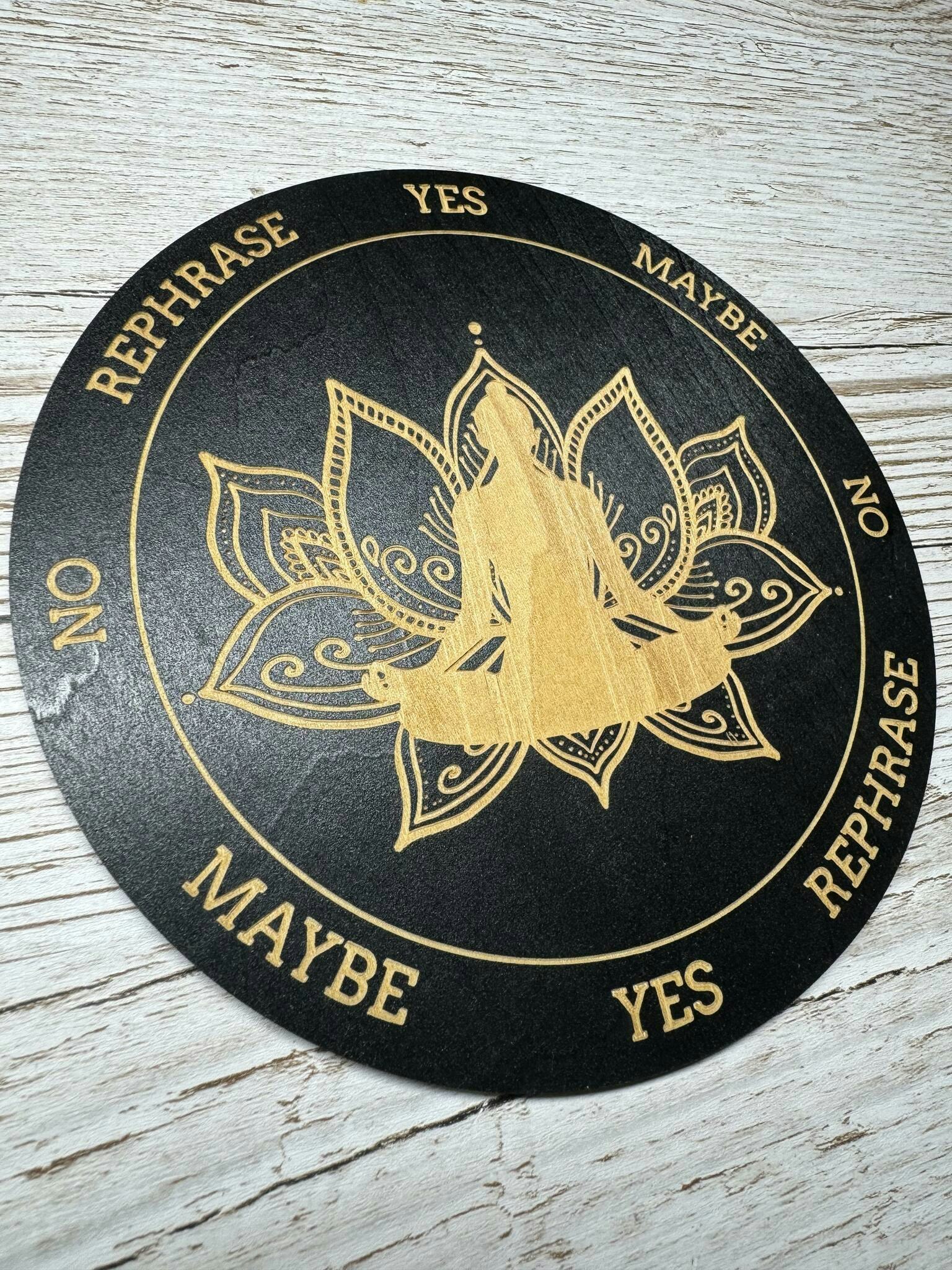 Pendelplatta buddah/lotus