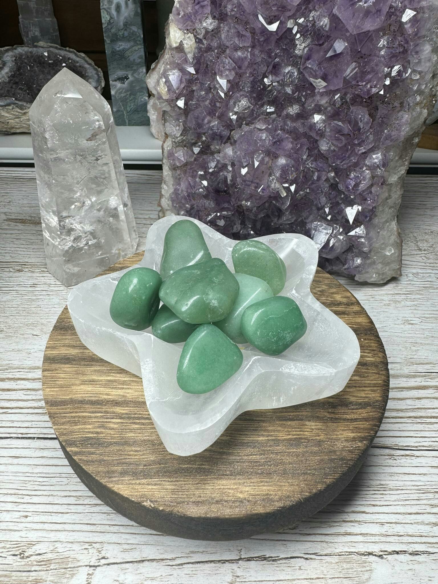 Grön aventurin (mellan)