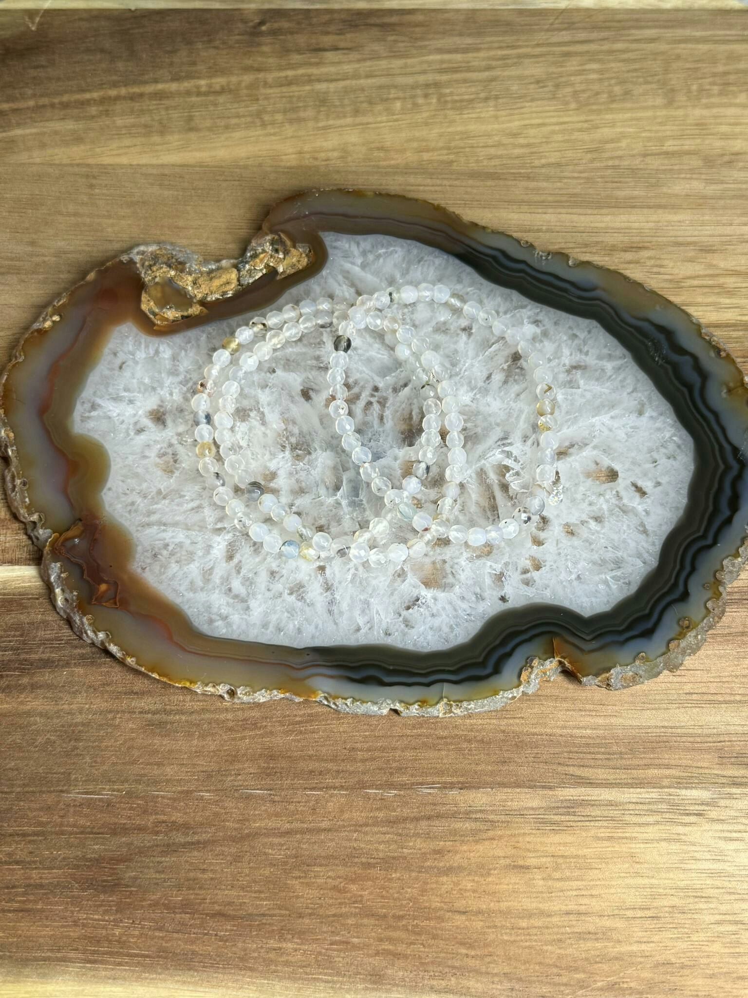 Botswana agat facetterad 4mm