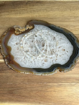 Botswana agat facetterad 4mm