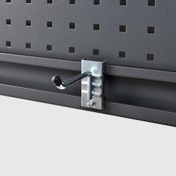 Enkelkrok till kombinationsskena 3-pack