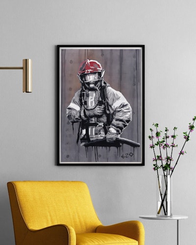 Røykdykkeren - D.G.A. 70x100