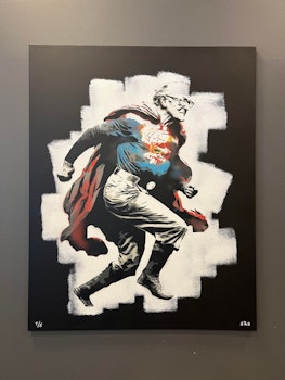 Never to old for this shit - 70x100 cm Original canvas