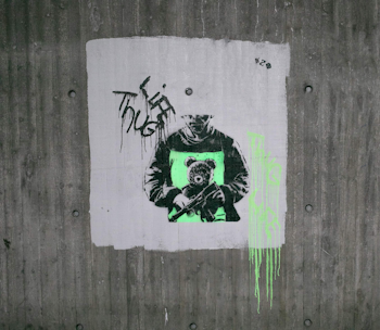 Thuglife - Green - 80x90 Original Canvas