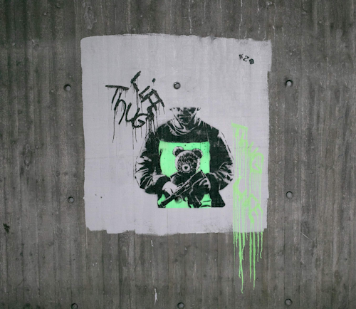 Thuglife - Green - 80x90 Original Canvas