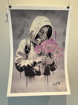 The last flowers in this world - D.G.A - 42x59