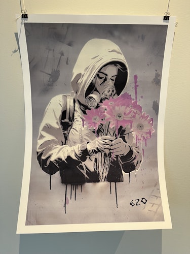 The last flowers in this world - D.G.A - 42x59