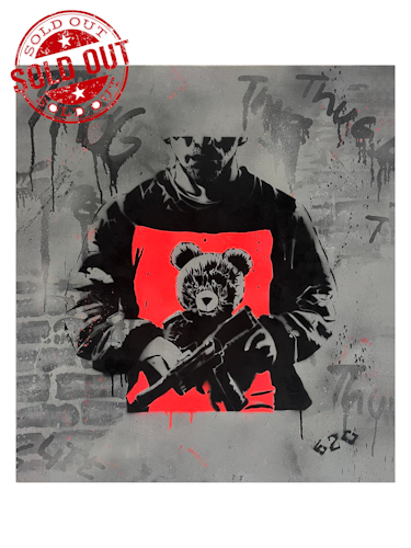 Thuglife - Red - 80x90 Original Canvas