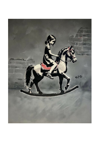 Aldri ride ranke - 120x140 - Original canvas