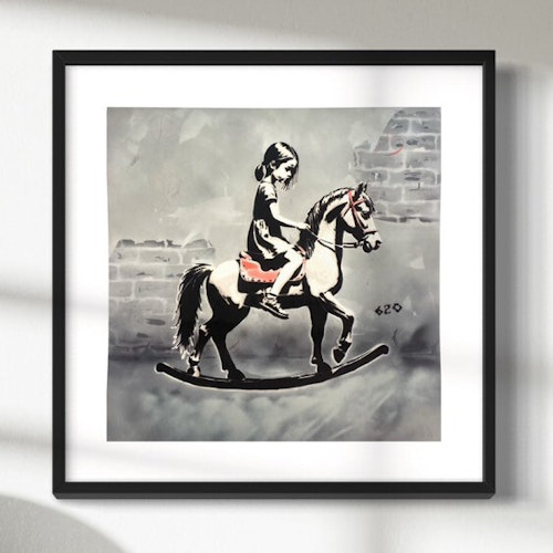 Aldri ride ranke - D.G.A - 50x50