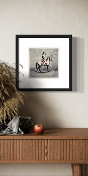 Aldri ride ranke - D.G.A 20x20