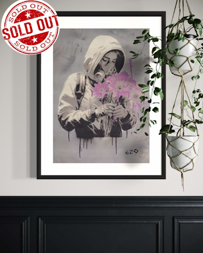 The last flowers in this world - D.G.A - 50x70