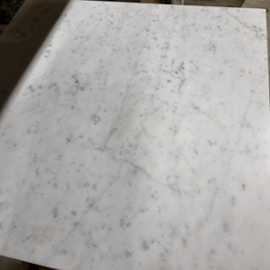 4: Marmor plattor- Bianco Carrara C/D, Finslipade , ca 9 m2