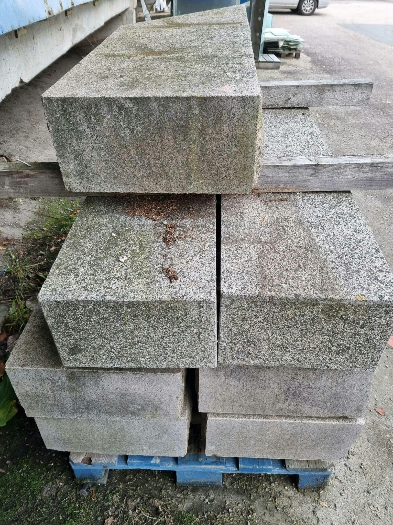 77: Granit-Blocksteg/Trappsteg, 6st