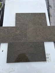 B8: Azul valverde, Slipad, 20 mm, 200 x fallande, 120 m2