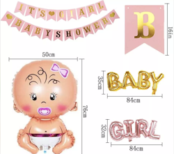 Baby Shower Kit - IT'S A GIRL