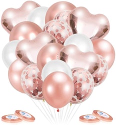 Ballonger 50 st Roseguld