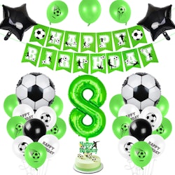 8 år Fotbollstema