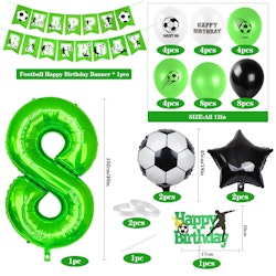 8 år Fotbollstema