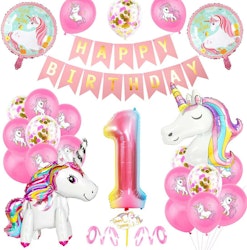 Unicorntema 1 år