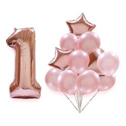 Dop - ballonger - God Bless - Rosa