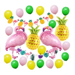 Aloha flamingo folie ballongkit