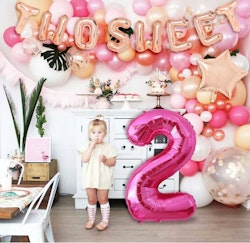 Ballonger 2 år Kalaskit - Rosa
