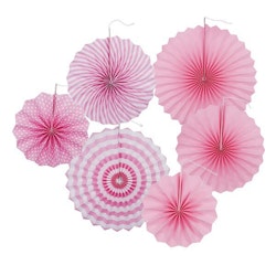 POM POMS 6-PACK Rosa