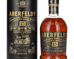 Aberfeldy 15 Years Old Red Wine Casks NAPA VALLEY 43% Vol. 0,7l in Giftbox