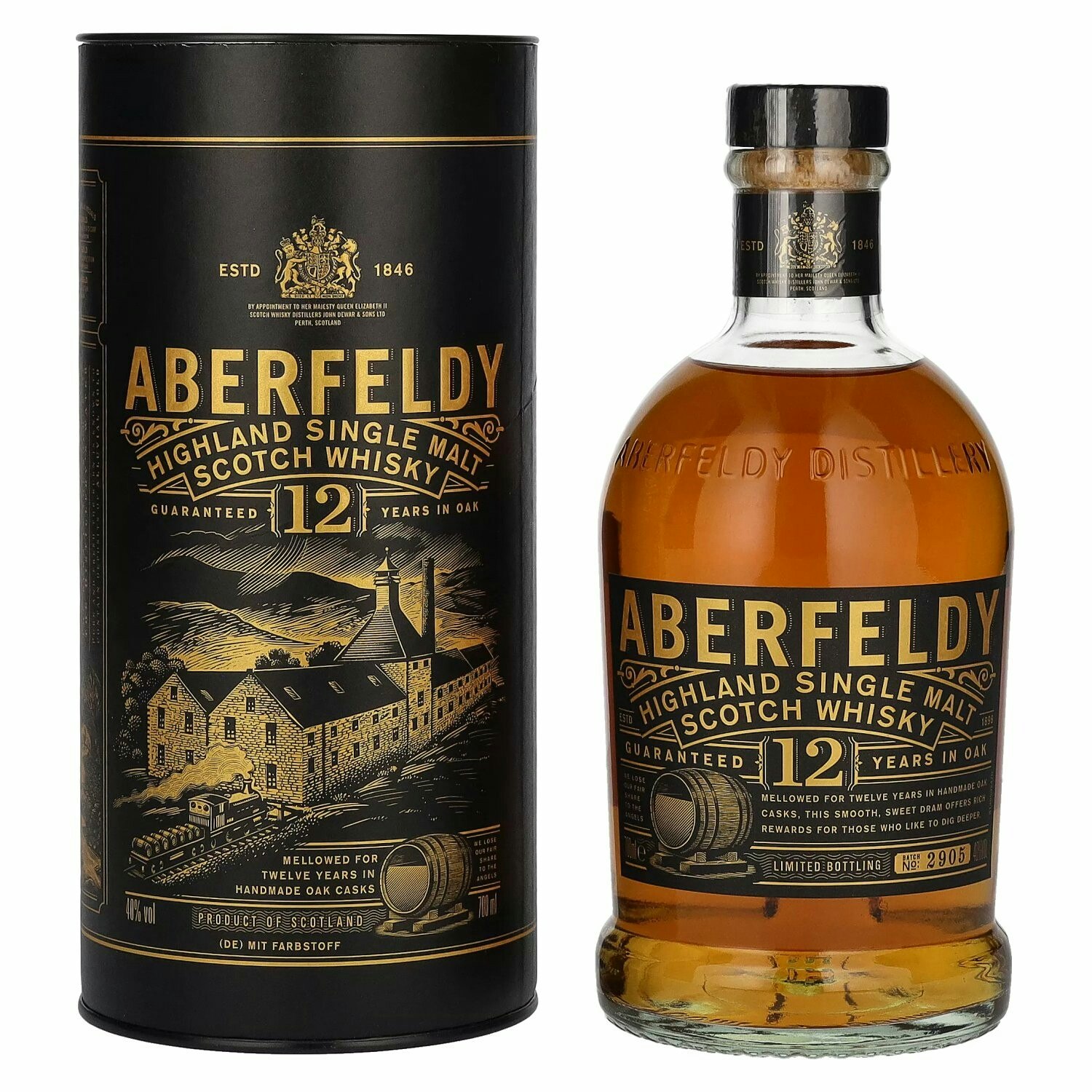 Aberfeldy 12 Years Old Highland Single Malt 40% Vol. 0,7l in Giftbox