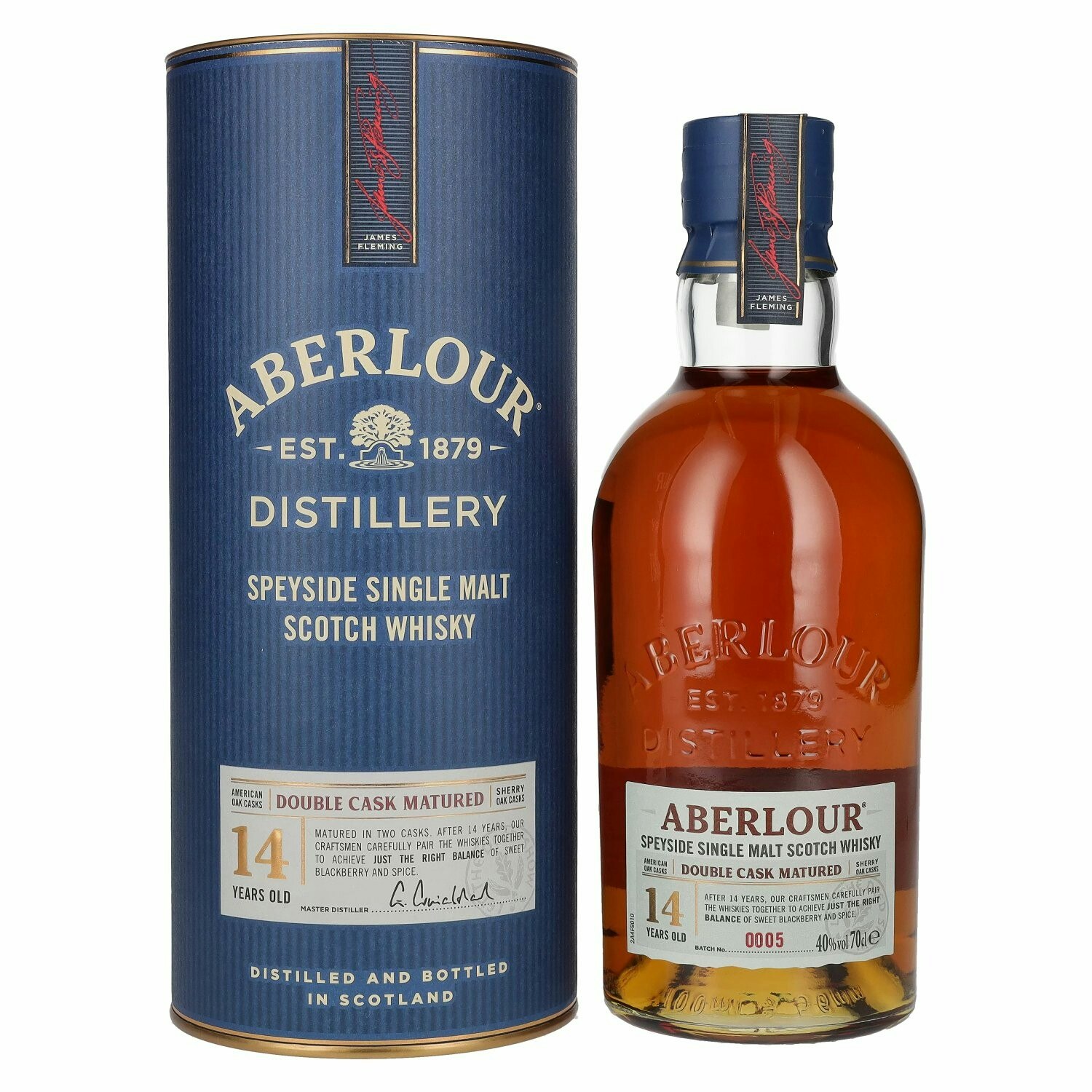 Aberlour 14 Years Old DOUBLE CASK MATURED Batch 0005 40% Vol. 0,7l in Giftbox