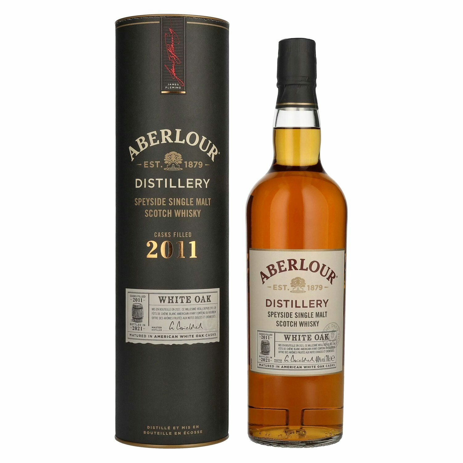 Aberlour WHITE OAK Highland Single Malt 2011 40% Vol. 0,7l in Giftbox