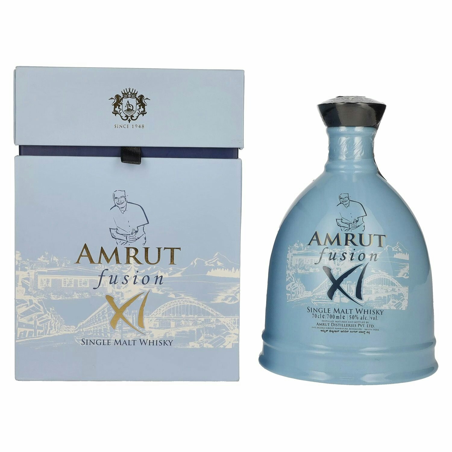 Amrut FUSION XI Single Malt Whisky 50% Vol. 0,7l in Giftbox