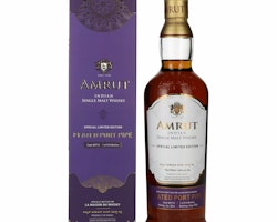 Amrut PORT PIPE Indian Single Malt Whisky 60% Vol. 0,7l in Giftbox