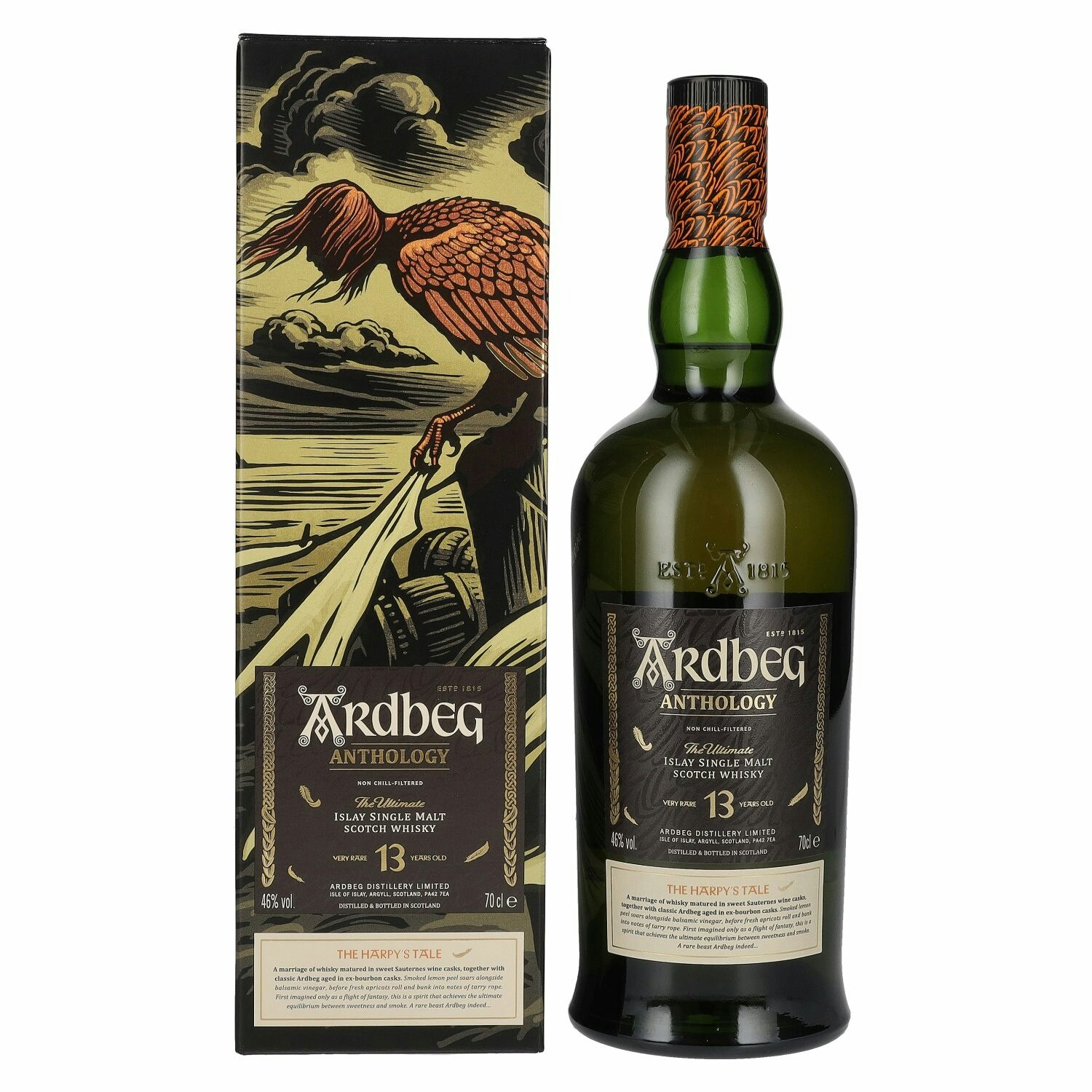 Ardbeg 13 Years Old The Ultimate Anthology The Harpy's Tale Islay Single Malt 46% Vol. 0,7l in Giftbox